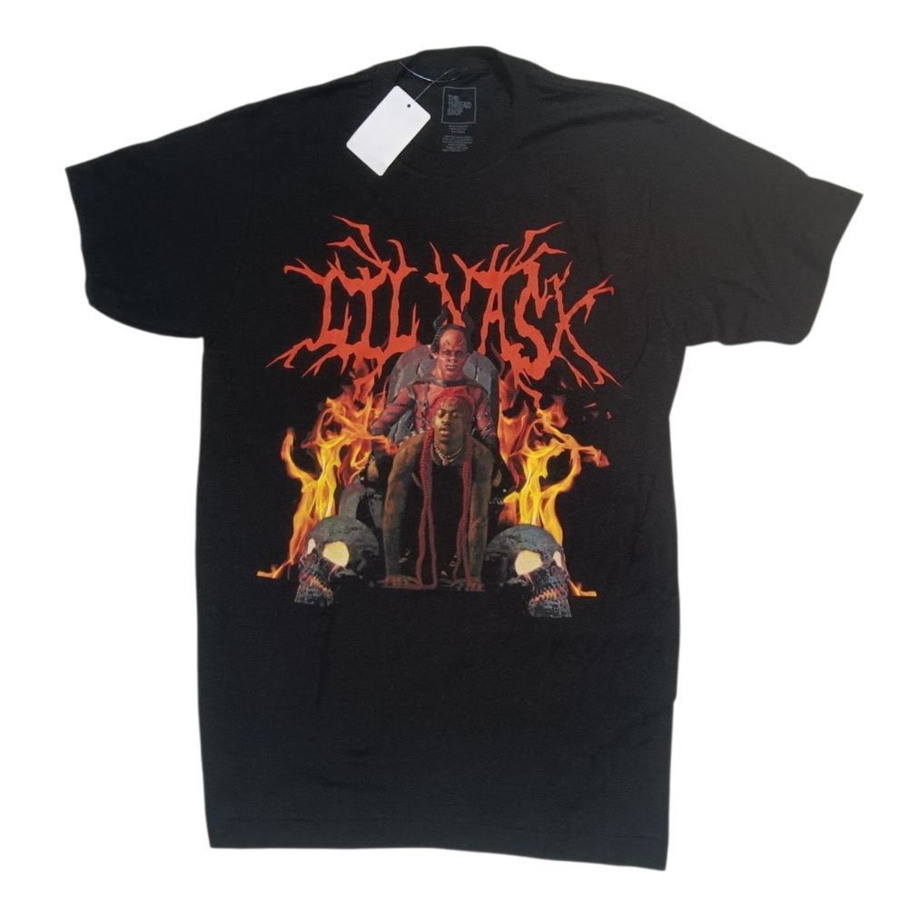 NWT Lil Nas X Black Tee Unisex S Spencer's Thread Shop T-shirt